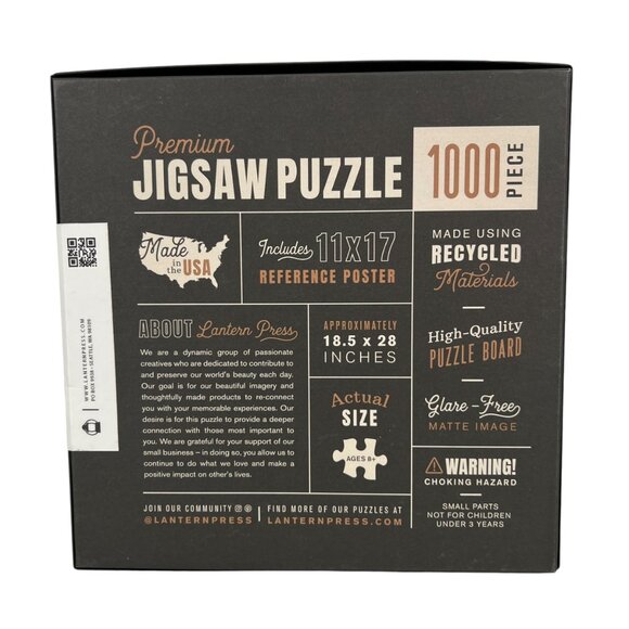 Lantern Press Asian Elephant Paper Mosaic 1000 Piece Puzzle NIB - Picture 3 of 9